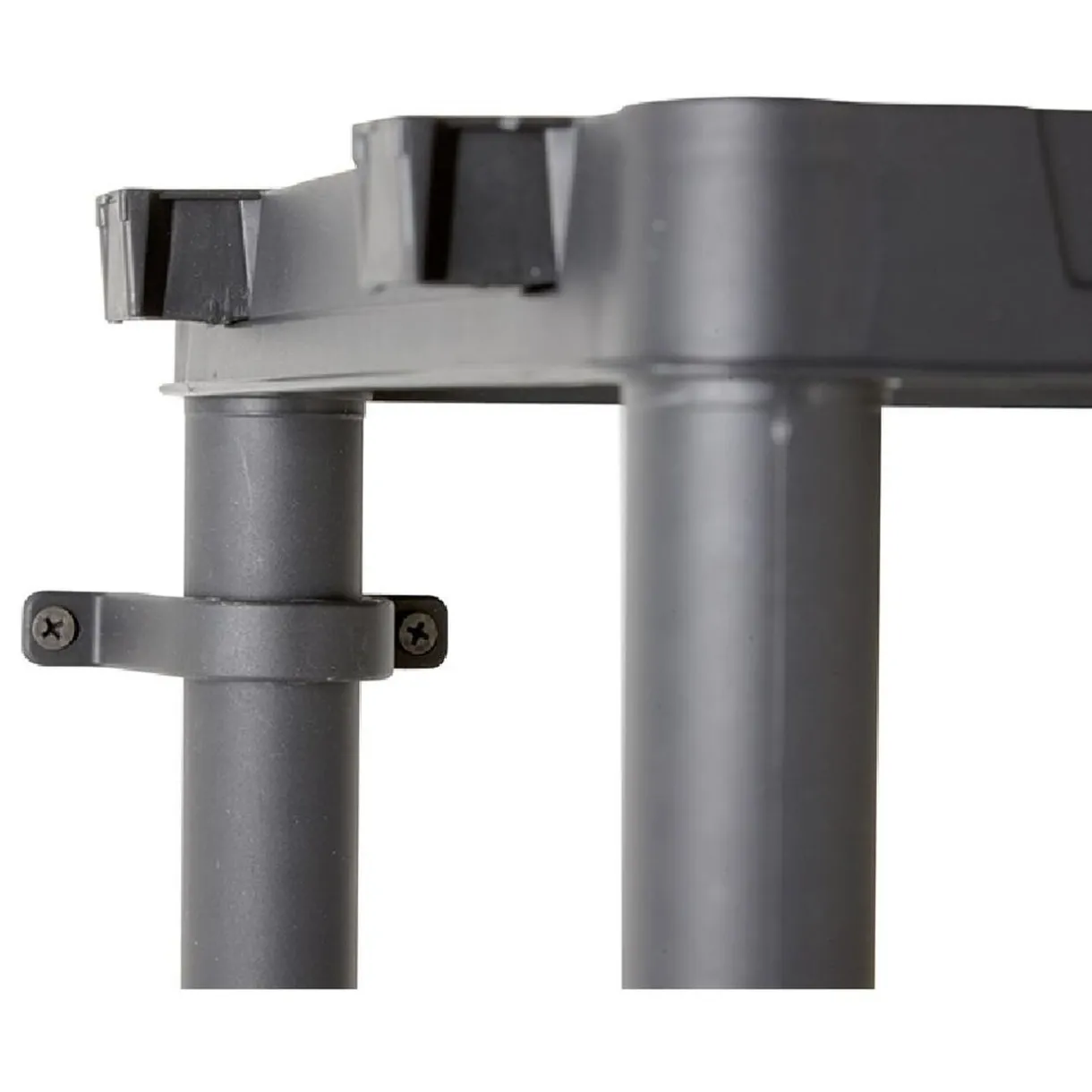 Rangement|Gifi Étagère plastique noir 4 niveaux L60xl30xH138cm