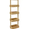 Rangement|Gifi Étagère salle de bain 4 niveaux en bambou H88 cm