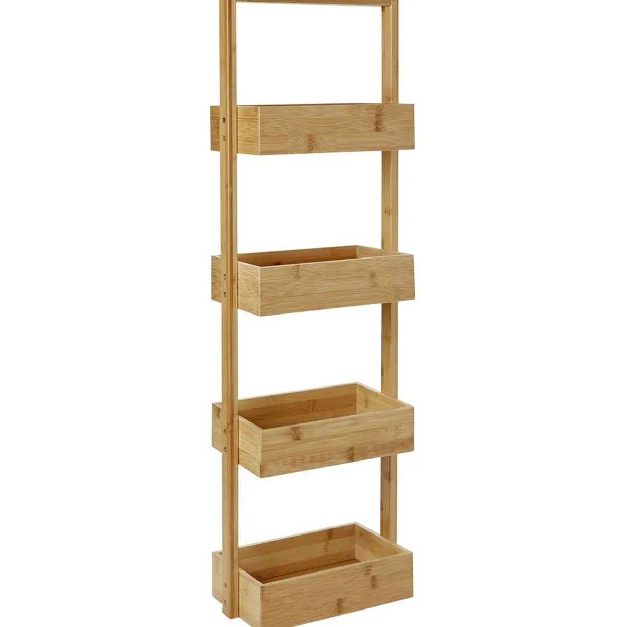 Rangement|Gifi Étagère salle de bain 4 niveaux en bambou H88 cm
