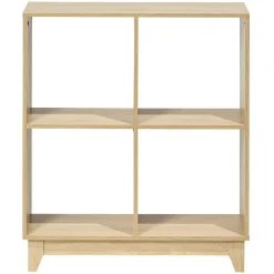 Rangement|Gifi Étagère sur pieds à 4 casiers contreplaqué naturel