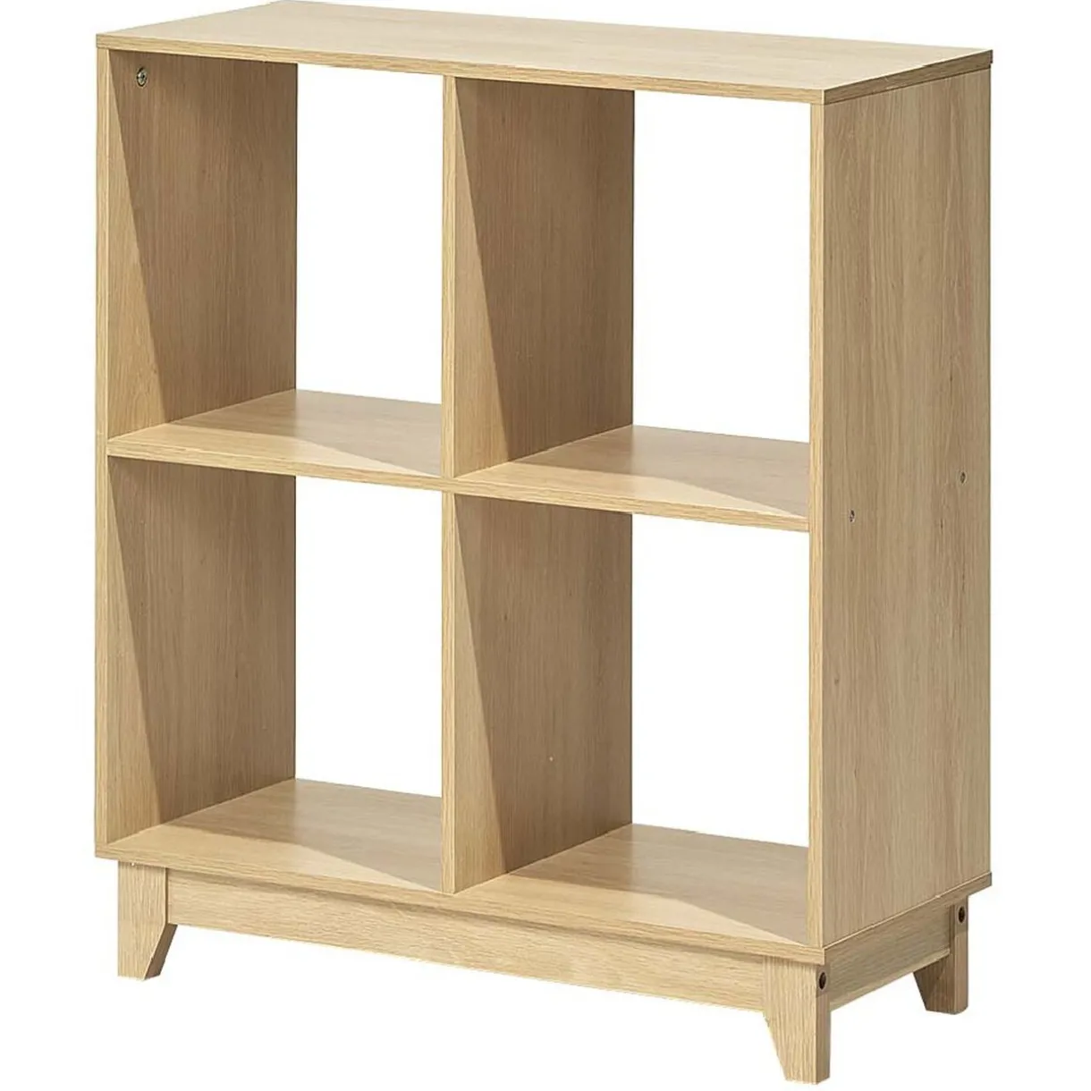 Rangement|Gifi Étagère sur pieds à 4 casiers contreplaqué naturel