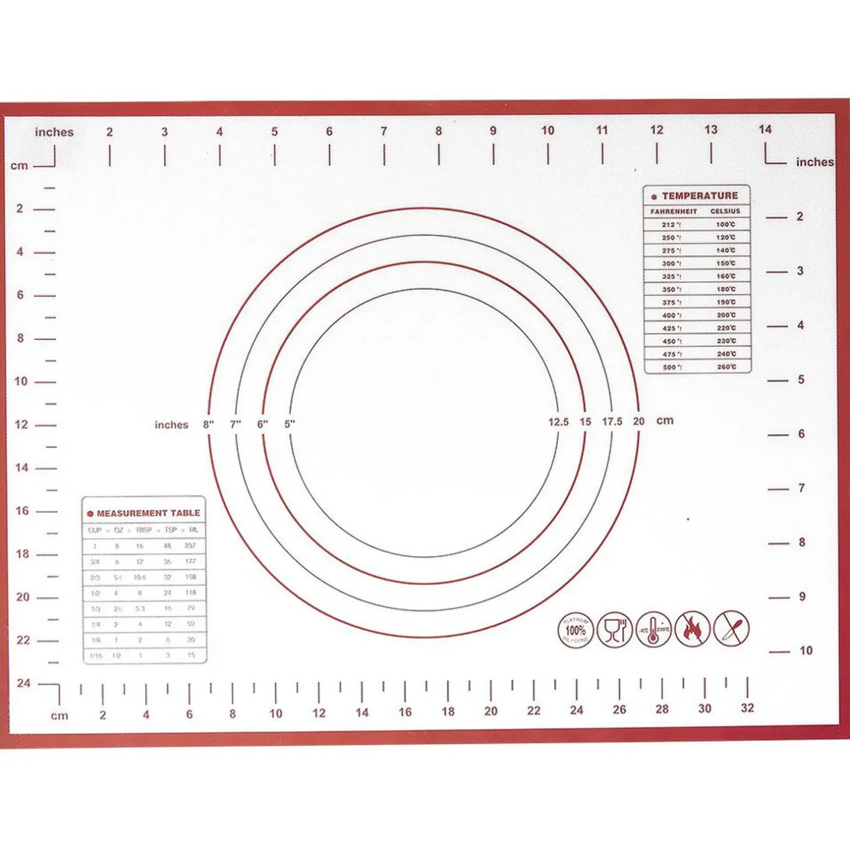 Tapis à pâtisserie en silicone^Gifi