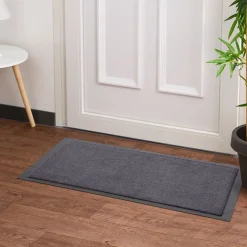 Nettoyage Et Entretien|Gifi Tapis anti poussière gris et noir