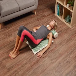 Outlet Gifi Tapis d'acupression beige et vert