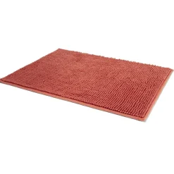 Outlet Gifi Tapis de bain antidérapant ultra-absorbant terracotta 45x65cm