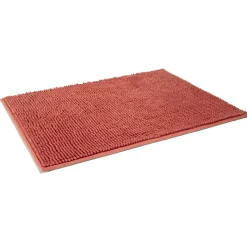 Outlet Gifi Tapis de bain antidérapant ultra-absorbant terracotta 45x65cm