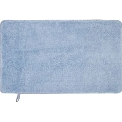Outlet Gifi Tapis de bain mémoire de forme bleu 75x45cm