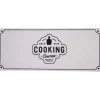 Nettoyage Et Entretien|Gifi Tapis de cuisine antidérapant absorbant inscription Cooking 120x50cm