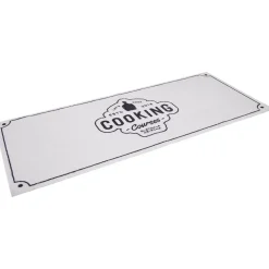 Nettoyage Et Entretien|Gifi Tapis de cuisine antidérapant absorbant inscription Cooking 120x50cm