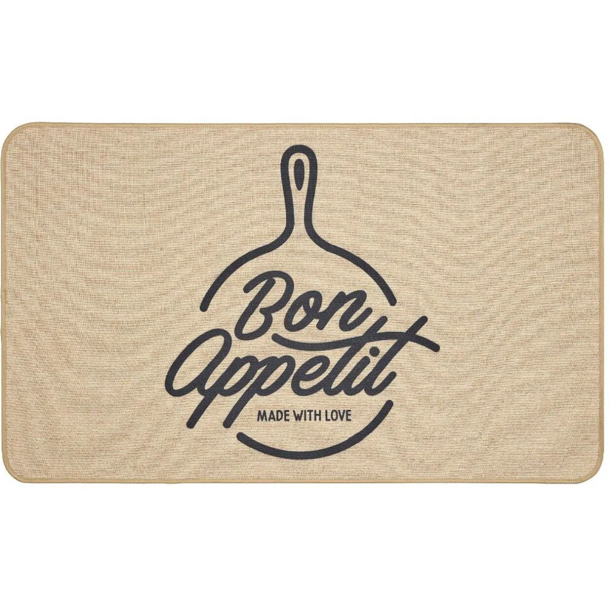 Nettoyage Et Entretien|Gifi Tapis de cuisine design Bon appétit 75x45 cm