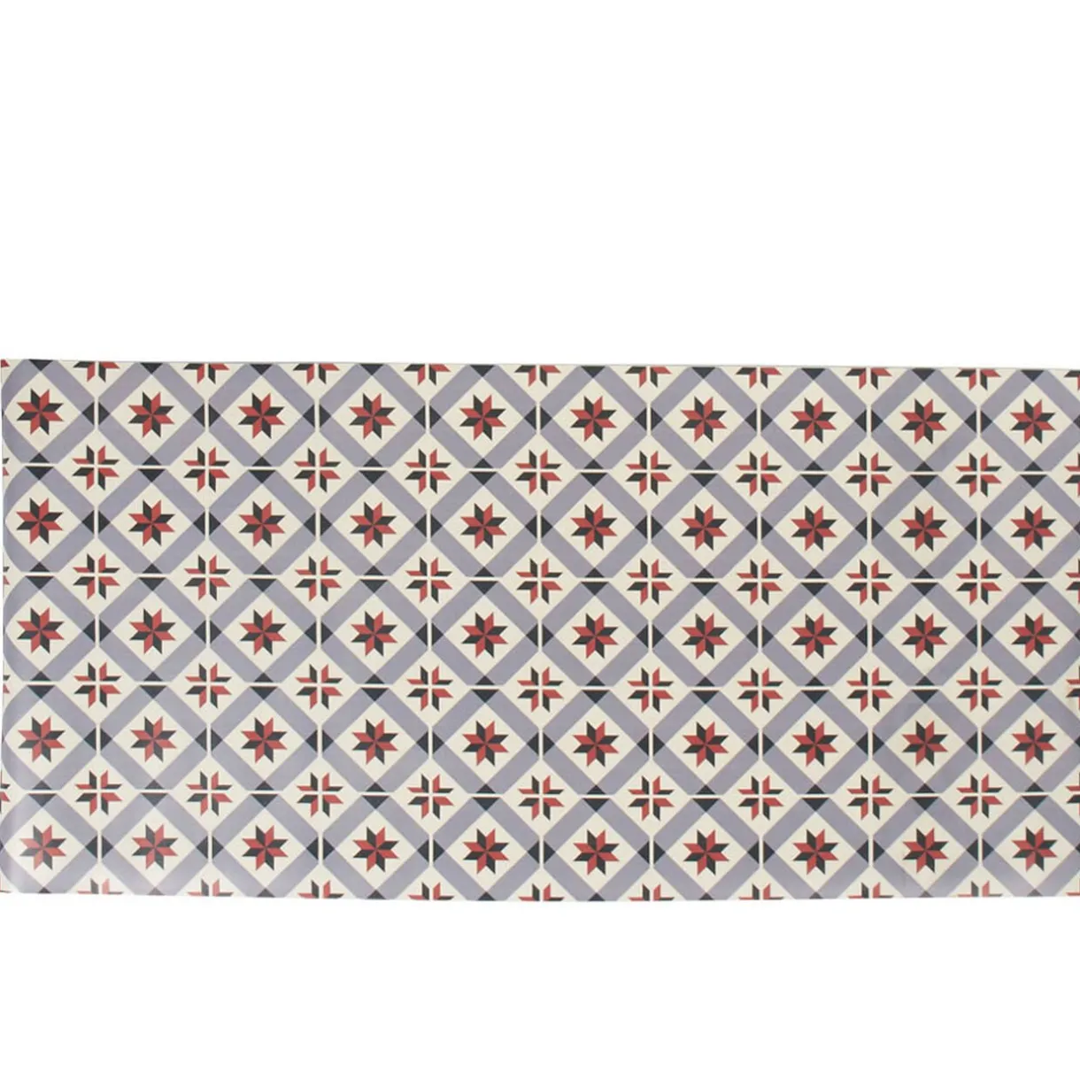 Nettoyage Et Entretien|Gifi Tapis de cuisine design carreau de ciment 50x100 cm