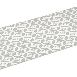 Nettoyage Et Entretien|Gifi Tapis de cuisine en vinyle imprimé rosace blanc et gris L. 99 cm