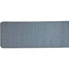 Nettoyage Et Entretien|Gifi Tapis de cuisine imprimé rosaces bleu gris 120x45 cm