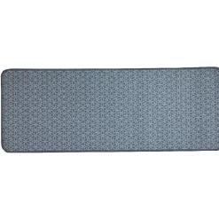 Nettoyage Et Entretien|Gifi Tapis de cuisine imprimé rosaces bleu gris 120x45 cm
