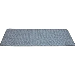 Nettoyage Et Entretien|Gifi Tapis de cuisine imprimé rosaces bleu gris 120x45 cm