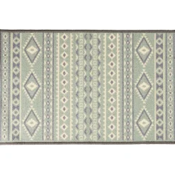 Nettoyage Et Entretien|Gifi Tapis de cuisine latex imprimé vert 80x50 cm