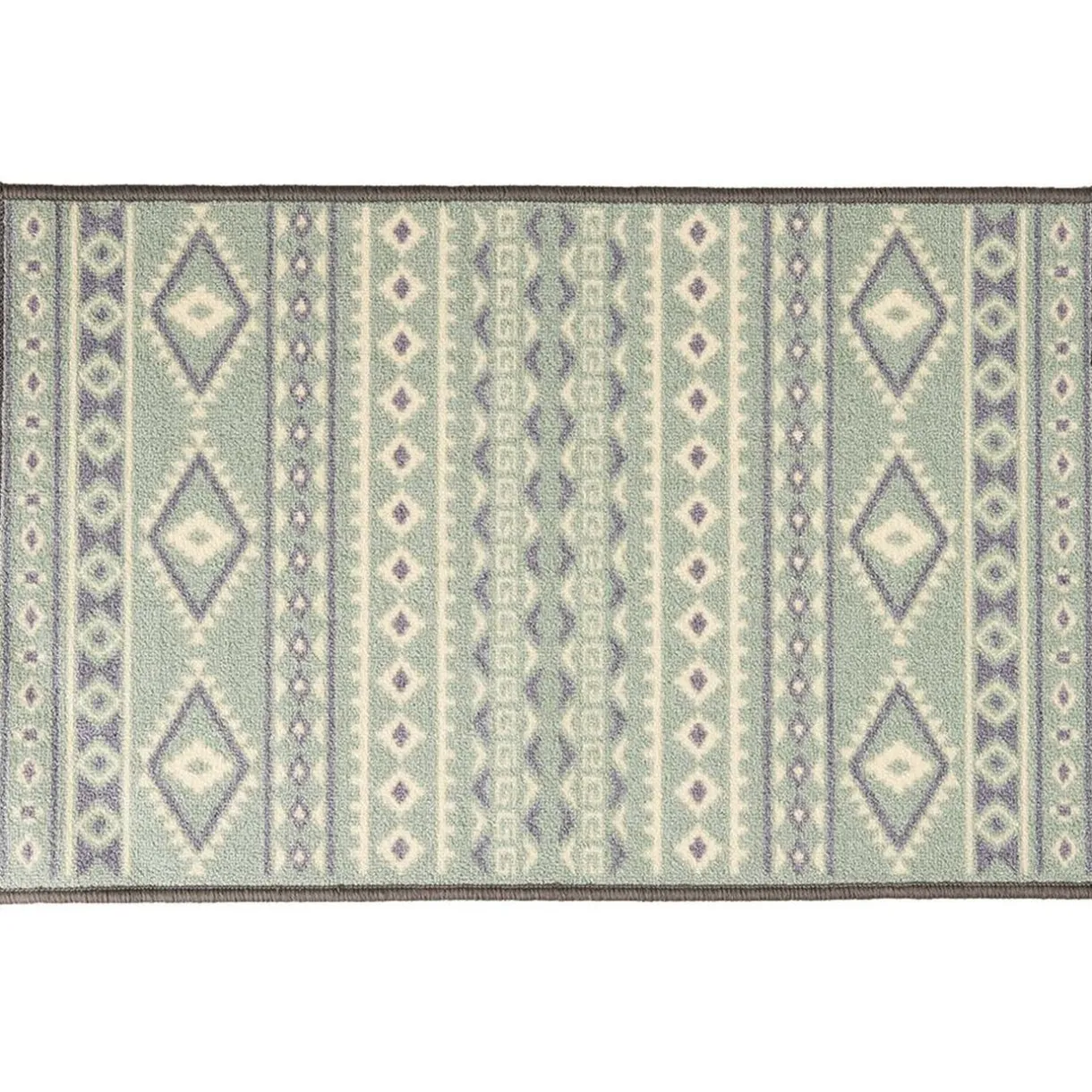 Nettoyage Et Entretien|Gifi Tapis de cuisine latex imprimé vert 80x50 cm
