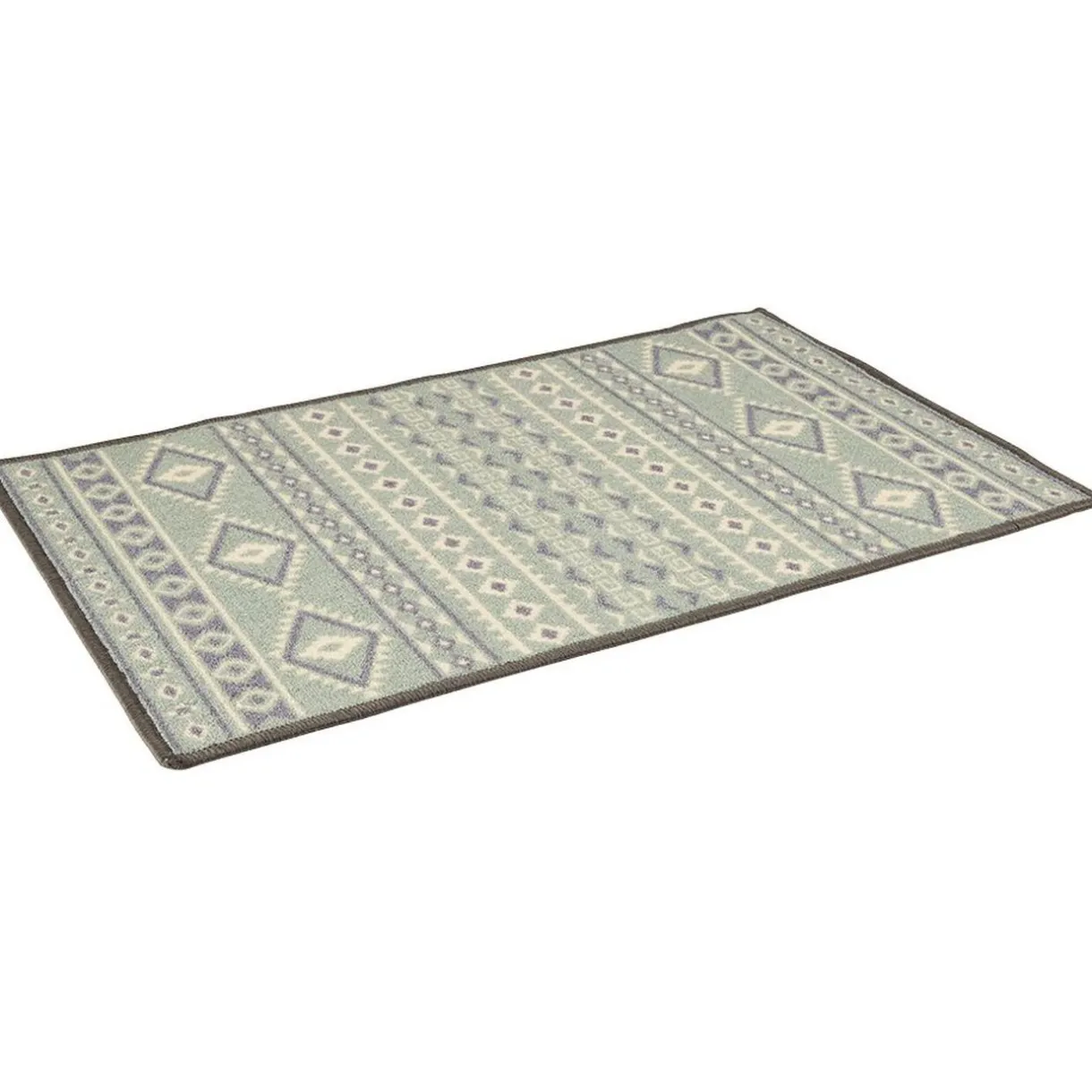 Nettoyage Et Entretien|Gifi Tapis de cuisine latex imprimé vert 80x50 cm
