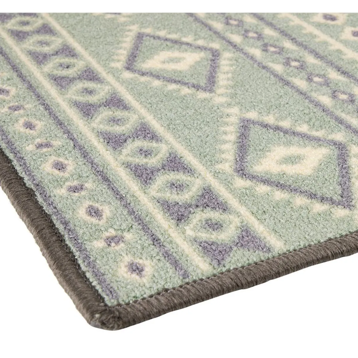 Nettoyage Et Entretien|Gifi Tapis de cuisine latex imprimé vert 80x50 cm