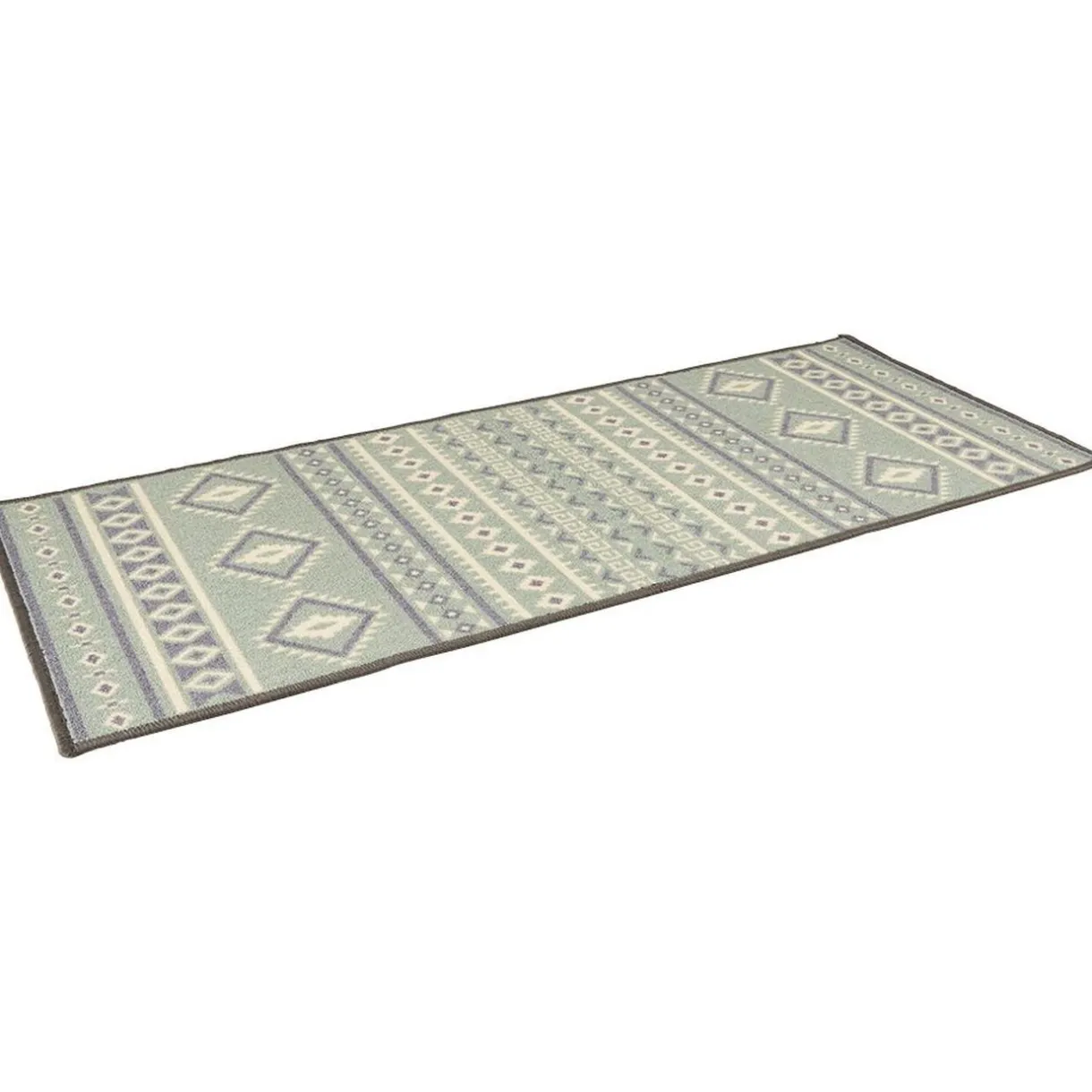 Nettoyage Et Entretien|Gifi Tapis de cuisine latex imprimé vert 120x50 cm