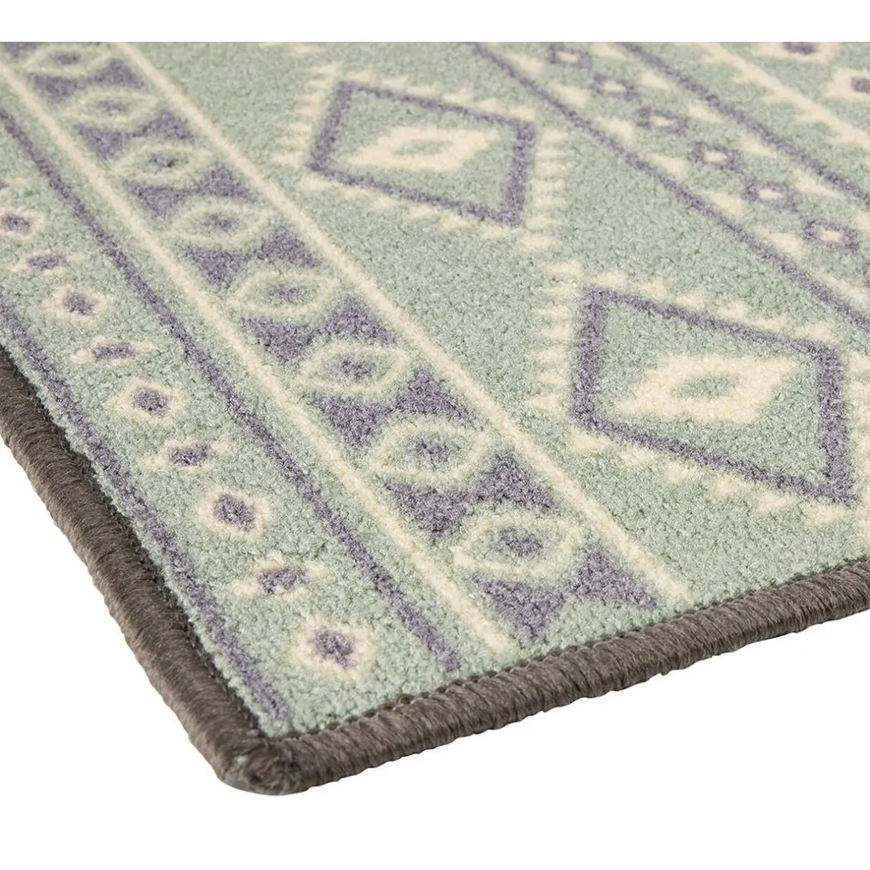 Nettoyage Et Entretien|Gifi Tapis de cuisine latex imprimé vert 120x50 cm