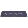 Nettoyage Et Entretien|Gifi Tapis de cuisine My Kitchen My Rules gris et blanc 120x50 cm