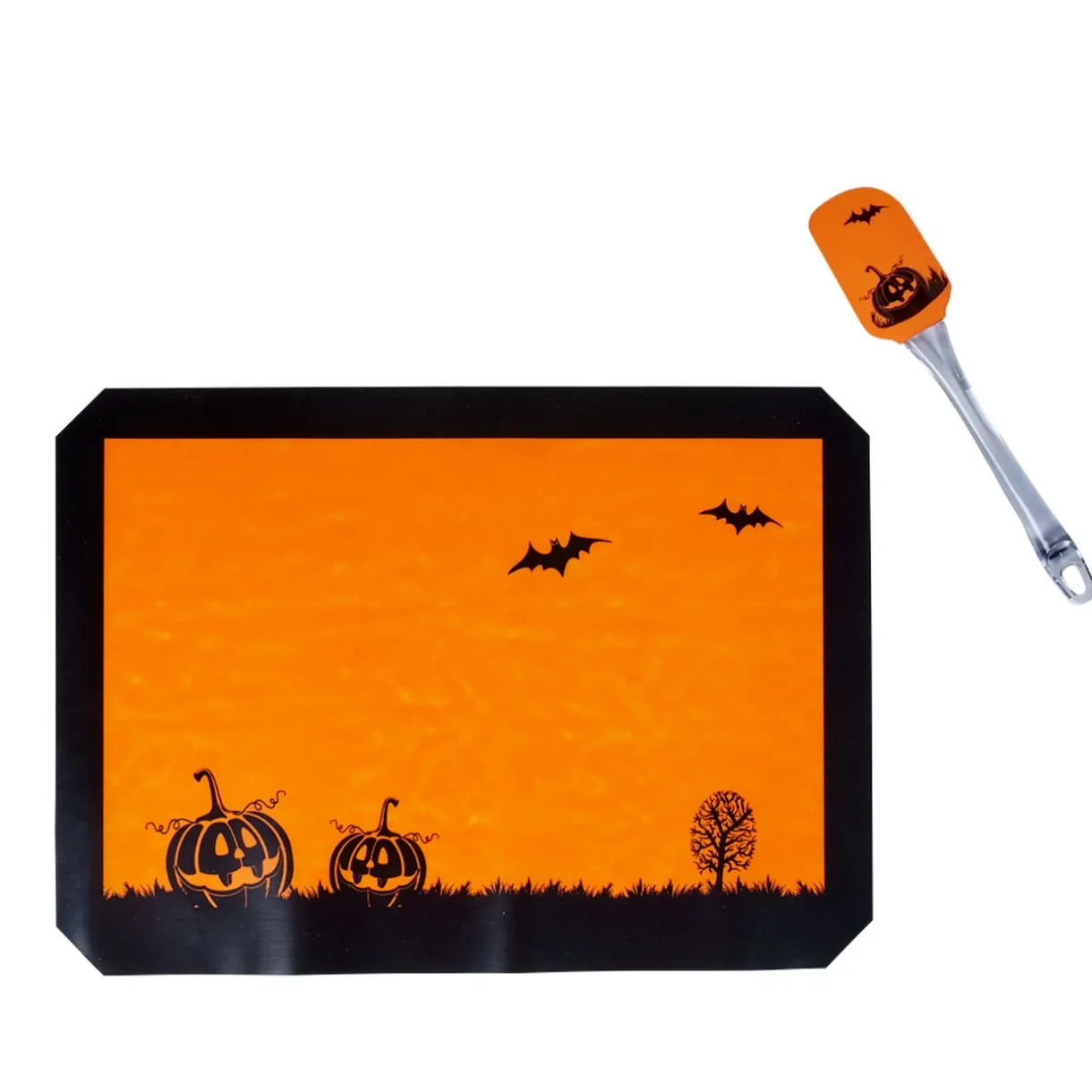 Tapis de cuisson Halloween avec spatule^Gifi