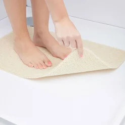 New Gifi Tapis de douche anti-dérapant 60x40cm beige