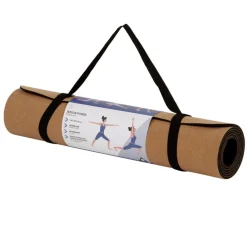 Gifi Tapis de fitness yoga en liège antidérapant 183x61xép0,5cm