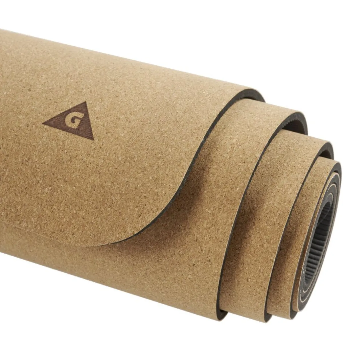 Gifi Tapis de fitness yoga en liège antidérapant 183x61xép0,5cm