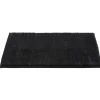 Clearance Gifi Tapis de salle de bain chenille noir 45x65cm