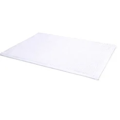 Hot Gifi Tapis de salle de bain chenille blanc 45x65cm