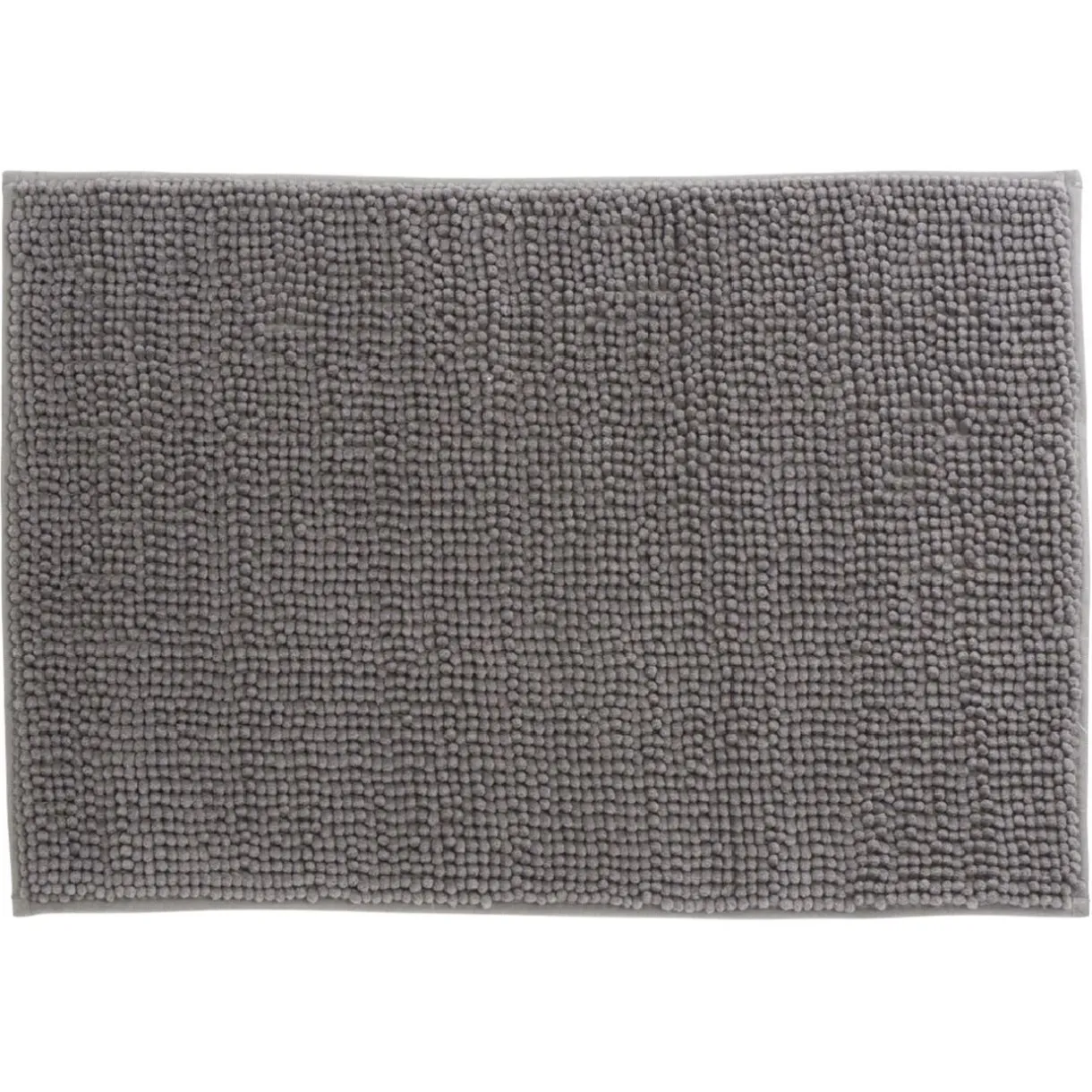 Best Gifi Tapis de salle de bain chenille gris 45x65cm