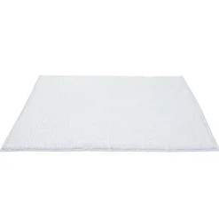 Hot Gifi Tapis de salle de bain chenille blanc 80x50cm