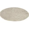 Best Gifi Tapis de salle de bain chenille rond beige Ø70 cm