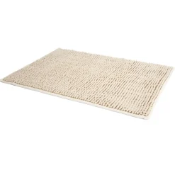 Online Gifi Tapis de salle de bain chenille taupe 65x45 cm