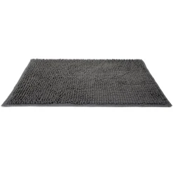Online Gifi Tapis de salle de bain chenille gris 65x45 cm