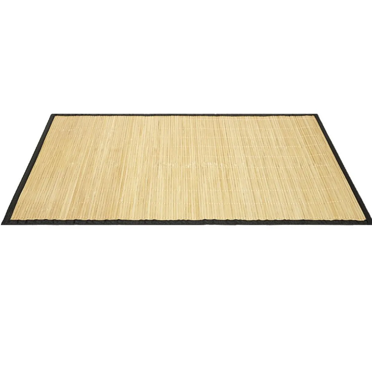 Gifi Tapis de salle de bain en bambou 50x75cm