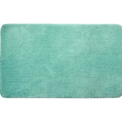 Best Gifi Tapis de salle de bain uni bleu 45x75 cm
