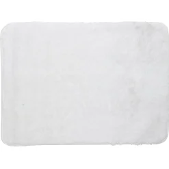 Discount Gifi Tapis de salle de bain uni blanc 45x75 cm