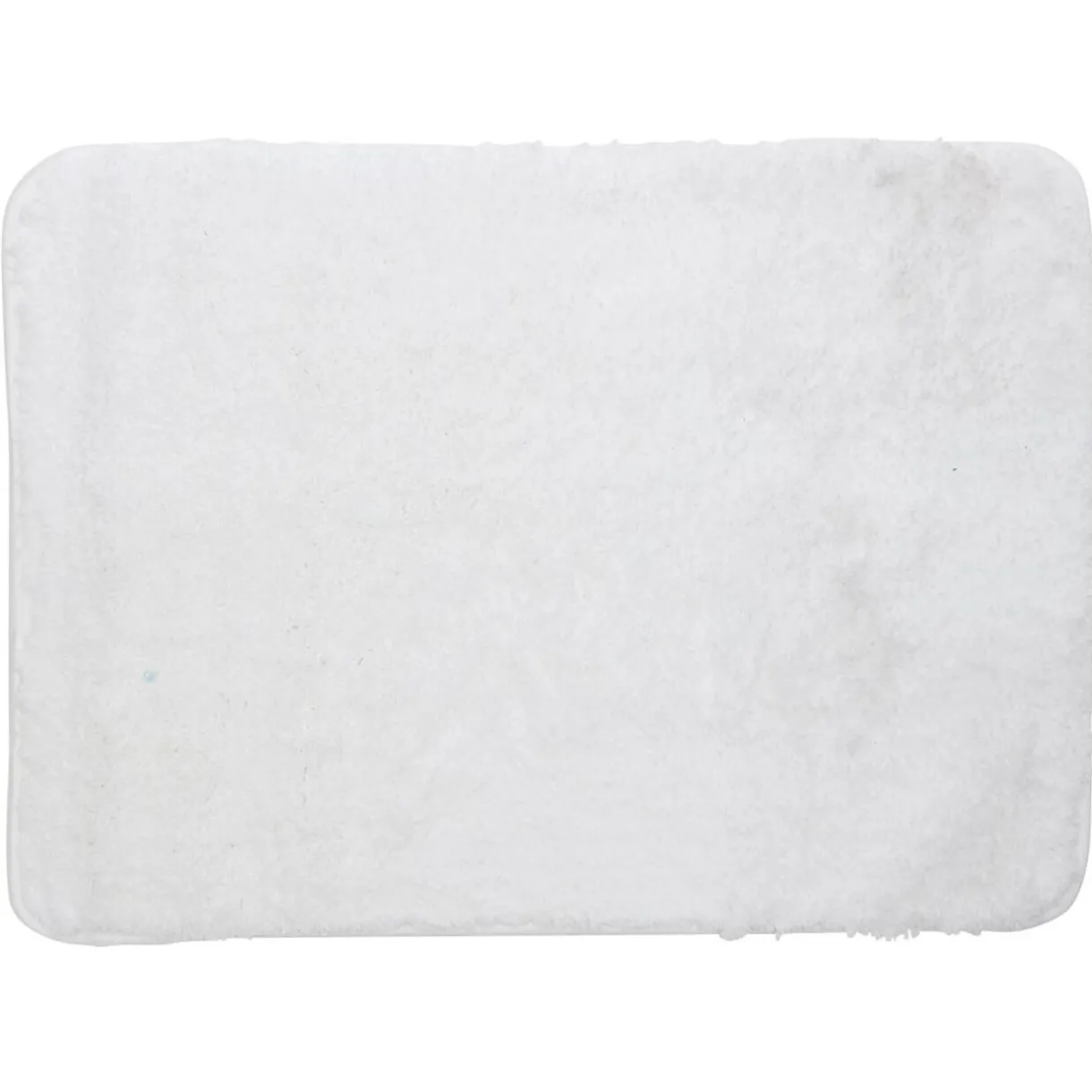 Discount Gifi Tapis de salle de bain uni blanc 45x75 cm