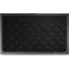 Nettoyage Et Entretien|Gifi Tapis d'entrée extérieur antidérapant 75x45cm polyester et caoutchouc noir