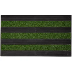 Nettoyage Et Entretien|Gifi Tapis d'entrée grattant noir gris ou noir vert