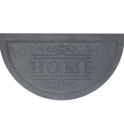 Nettoyage Et Entretien|Gifi Tapis d'entrée noir Home forme demi-lune 60x40cm