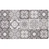 Nettoyage Et Entretien|Gifi Tapis d'entrée rectangulaire motif carreau de ciment gris