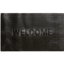 Nettoyage Et Entretien|Gifi Tapis d'entrée rectangulaire picot antidérapant noir