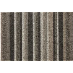 Nettoyage Et Entretien|Gifi Tapis d'extérieur rayé marron beige 60x40 cm