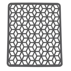 Nettoyage Et Entretien|Gifi Tapis d'évier ajouré rectangulaire gris