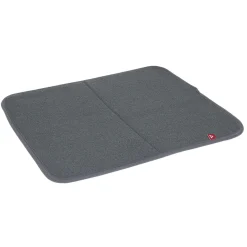 Tapis égouttoir gris pour évier 45x39cm^Gifi Online
