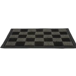 Nettoyage Et Entretien|Gifi Tapis grattant damier noir et gris